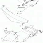 KX450F (KX450HHF) Боковые обтекатели