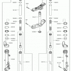 Ninja 650 (EX650KHFA) Передняя вилка