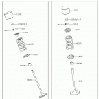 Ninja 650 (EX650KHFA) Клапана