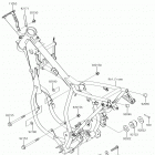 KX65 Крепление двигателя