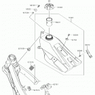 KX450F (KX450HHF) Топливный бак