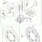 KX85 (KX85CHF) Передний тормоз