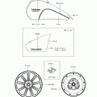 VULCAN 900 Custom Decals(gray  /  white)(cgf)