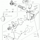 KLX140G Воздушный фильтр