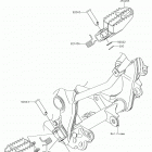 KLX140L (KLX140BHF) Подножки