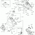 KLX110L (KLX110DHF) Топливный бак