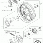 VERSYS 650 Задняя ступица колеса