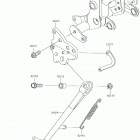 Ninja 650 (EX650KHFA) Подножка