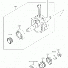 KLX140G Коленвал
