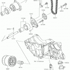 Ninja 650 (EX650KHFA) Масляный насос  /  масляный фильтр