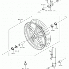 Z125 PRO Переднее колесо