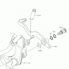 KLX140L (KLX140BHF) Педаль тормоза