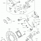Ninja 1000 Задний тормоз