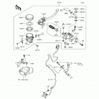 Ninja 650 ABS (EX650-KHFA) Главный тормозной цилиндр