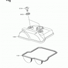 KX250F (KX252AHF) Крышка головки цилиндров