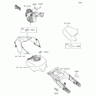 Ninja 650 ABS (EX650-KHFA) Лейбл предостережения