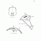 Versys-X 300 ABS (KLE300-CHF) Decals(green)