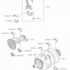 Ninja 300 (EX300AGFA) Коленвал