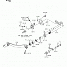 KX250F (KX252AHF) Механизм переключения передач