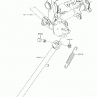 KLX150BF (KLX150FHFB) Подножка