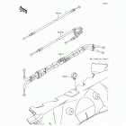 Ninja 650 ABS (EX650-KHFA) Тросы управления