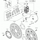 Ninja ZX-6R Передний тормоз