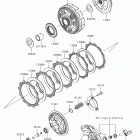 Ninja 300 ABS (EX300BHFA) Сцепление