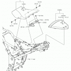 Ninja 300 (EX300AGFA) Сиденье