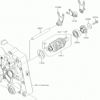 KLX150BF (KLX150FHFB) Шестерни   /  вилки переключения
