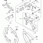 KX250F (KX252AHF) Задний тормоз