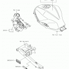 Ninja 300 ABS (EX300BHFA) Лейбл предостережения