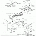 Ninja 300 ABS (EX300BHFA) Side covers  /  chain cover(bgf  /  bgfa)