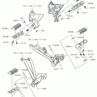 Ninja 1000 Подножки