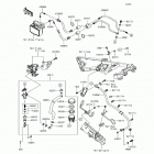 Ninja 650 ABS (EX650-KHFA) Задний торм цилиндр