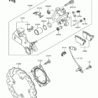 Ninja ZX-6R Задний тормоз