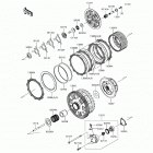 Ninja 650 ABS (EX650-KHFA) Сцепление