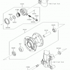 KLX150BF (KLX150FHFB) Переднее колесо