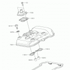 Ninja 300 ABS (EX300BHFA) Крышка головки цилиндров