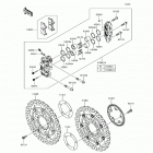 Ninja 650 ABS (EX650-KHFA) Передний тормоз
