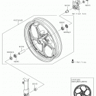 Ninja 300 ABS (EX300BHFA) Переднее колесо