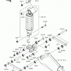 Ninja ZX-6R Подвеска  /  амортизатор