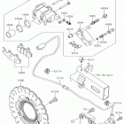 Ninja 300 ABS (EX300BHFA) Задний тормоз