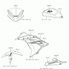 Ninja 300 ABS (EX300BHFA) Decals(white)(bhf)