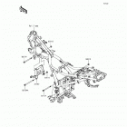 Versys-X 300 ABS (KLE300-CHF) Крепление двигателя