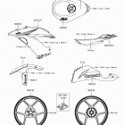 Ninja ZX-6R ABS Decals(gray)(fgf)