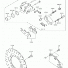 Ninja 300 (EX300AGFA) Задний тормоз