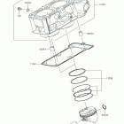 Ninja 300 ABS (EX300BHFA) Цилиндр(ы) /  поршень