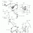 Ninja 300 ABS (EX300BHFA) Радиатор