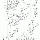 Ninja 300 (EX300AGFA) Подвеска  /  амортизатор