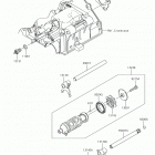 Ninja 300 ABS (EX300BHFA) Шестерни   /  вилки переключения